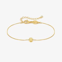Nomination Armonica Gold Plated Four Leaf Clover Bracelet 241302/003