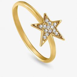 Nomination Stella Gold Plated Single Star Ring 146700/012