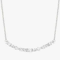 Nomination Colour Wave Silver Multi-Cut Cubic Zirconia Necklace 149802/008