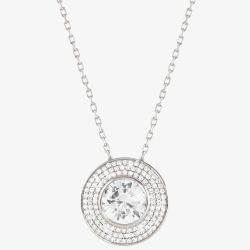 Nomination Aurea Large Sterling Silver Halo Necklace 145704/010