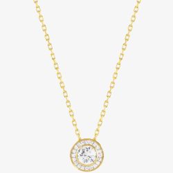 Nomination Aurea Small Gold Plated Halo Necklace 145710/010