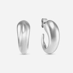 Nomination Ecclettica Silver Curve Hoop Earrings 134318/001