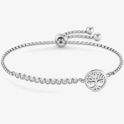 Nomination Milleluci Cubic Zirconia Tree of Life Toggle Bracelet 028008/017