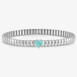 Nomination XTE Life Stainless Steel Turquoise Heart Bracelet 046009/102