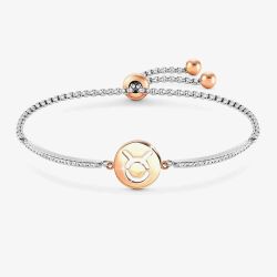 Nomination Milleluci Two Colour Zodiac Taurus Half Bangle Toggle Bracelet 028014/002