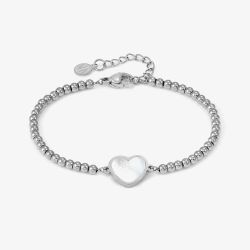 Nomination Emosfere Silver Mother Of Pearl Ball Bead Bracelet 134201/036