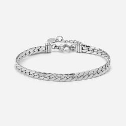 Nomination Ecclettica Silver 20cm Curb Chain Bracelet 134300/001