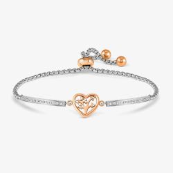 Nomination Milleluci Silver & Rose Gold Tree Of Life Toggle Bracelet 028020/017