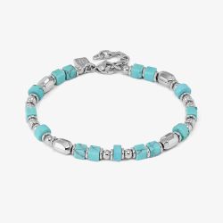 Nomination InstinctStyle Stainless Steel & Turquoise Stones Infinity Bracelet 027936/003