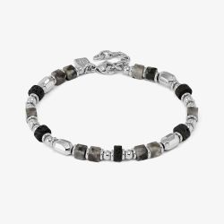 Nomination InstinctStyle Stainless Steel & Lava Stone Infinity Bracelet 027936/094