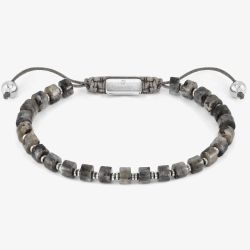 Nomination InstinctStyle Stainless Steel Grey Jasper Bracelet 027926/081