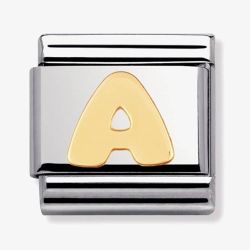 Nomination CLASSIC Gold Letters A Charm 030101/01