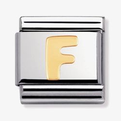 Nomination CLASSIC Gold Letters F Charm 030101/06