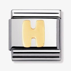 Nomination CLASSIC Gold Letters H Charm 030101/08