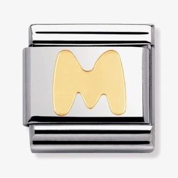 Nomination CLASSIC Gold Letters M Charm 030101/13