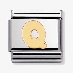 Nomination CLASSIC Gold Letters Q Charm 030101/17