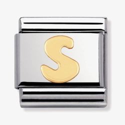 Nomination CLASSIC Gold Letters S Charm 030101/19