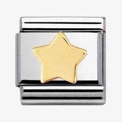 Nomination CLASSIC Gold Daily Life Flat Star Charm 030110/17