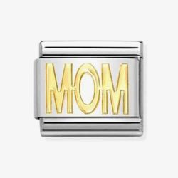 Nomination CLASSIC Gold Writings Mom Charm 030107/01