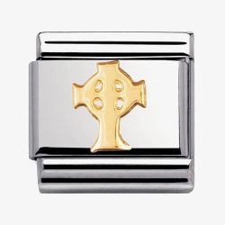 Nomination CLASSIC Gold Celtic Cross Charm 031109/01