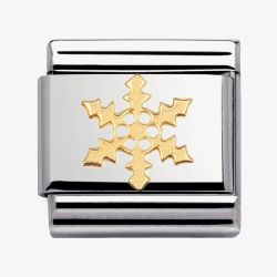 Nomination CLASSIC Gold Daily Life Snowflake Charm 030109/14