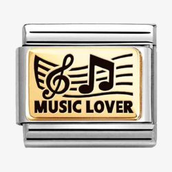 Nomination CLASSIC Gold Music Lover Charm 030166/45