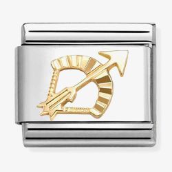 Nomination Composable Classic Etched Starsign Sagittarius Charm 030167/09