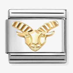 Nomination Composable Classic Etched Starsign Capricorn Charm 030167/10