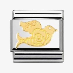 Nomination CLASSIC Gold Madame Monsieur Dove Charm 030162/12