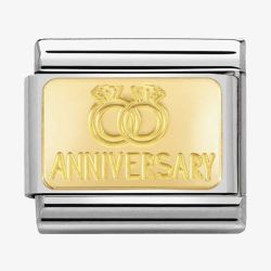 Nomination CLASSIC Gold Engraved Sign Anniversary Charm 030121/32