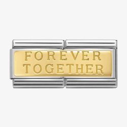 Nomination CLASSIC Gold Double Engraved Forever Together Charm 030710/02