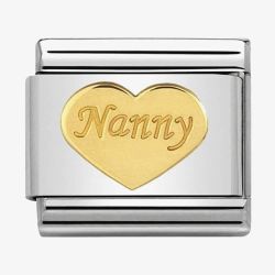 Nomination CLASSIC Gold Symbols Nanny Heart Charm 030162/35