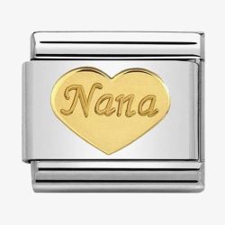 Nomination CLASSIC Gold Symbols Nana Heart Charm 030162/43