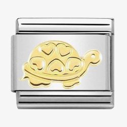 Nomination CLASSIC Gold Tortoise With Hearts Charm 030162/51