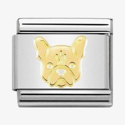 Nomination CLASSIC Gold French Bulldog Charm 030162/54