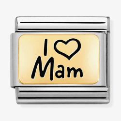 Nomination CLASSIC Composable Limited Edition Gold I Heart Mam Charm 030166/03 
