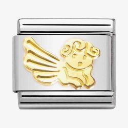 Nomination CLASSIC Composable Gold Coated Angel Charm 030149/46*