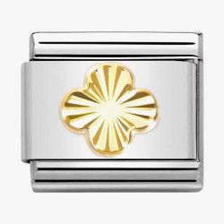 Nomination CLASSIC Composable Gold Coated Four Leaf Clover Charm 030149/52