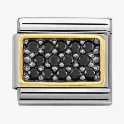 Nomination Classic Gold and Black 'Gemstones' Charm 030323/10