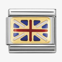 Nomination CLASSIC Gold Flags Great Britain Flag Charm 030234/06