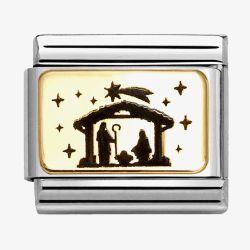 Nomination CLASSIC Gold Nativity Charm 030166/34