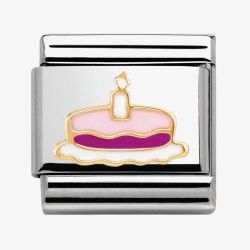 Nomination CLASSIC Gold Madame Monsieur Birthday Cake 030285/05