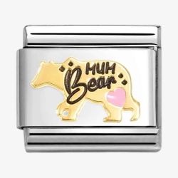 Nomination CLASSIC Mum Bear Pink Heart Charm 030272/81