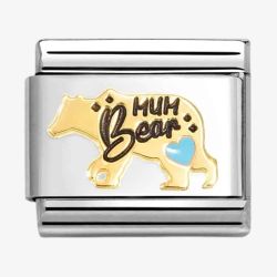 Nomination CLASSIC Mum Bear Blue Heart Charm 030272/82