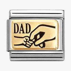 Nomination CLASSIC Gold Dad Holding Hands Charm 030166/37