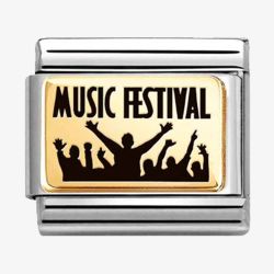 Nomination CLASSIC Gold Music Festival Charm 030166/40
