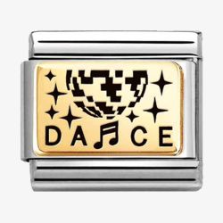 Nomination CLASSIC Gold World Of Dance Charm 030166/43