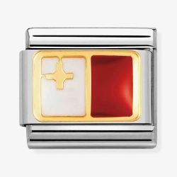 Nomination Composable Malta Flag Charm 030234/29