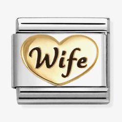 Nomination Classic Symbols Wife Heart Charm 030285/82