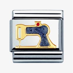 Nomination CLASSIC Gold Daily Life Sewing Machine Charm 030208/43